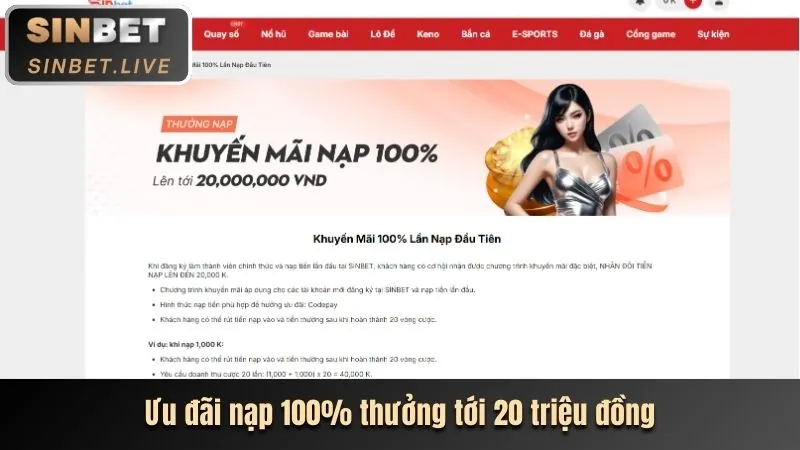 Nạp rút tiền ứng dụng n188